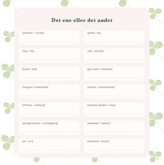 Boken om mitt liv - Berättelser ur ett liv, Fyll i dig bok