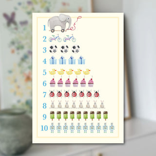 Plakat, 123 Tæt til ti