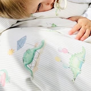 Sängkläder, Bomull, Dino