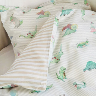 Sängkläder, Bomull, Dino