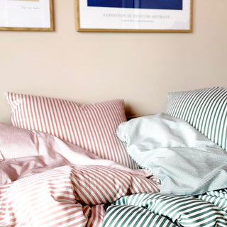 Sängkläder, bomull, glad ros