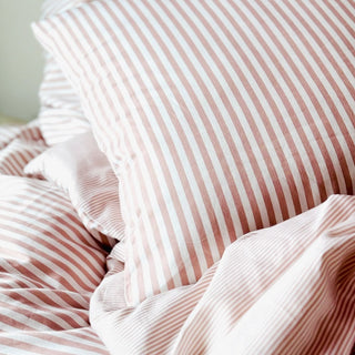 Sängkläder, bomull, glad ros