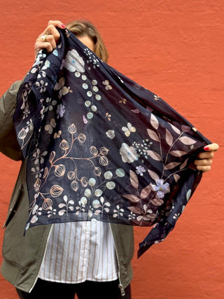 Bomuldstørklæde, Authumn Blues