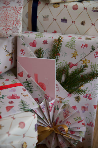 Gavepapir, 5 m, Mistletoe