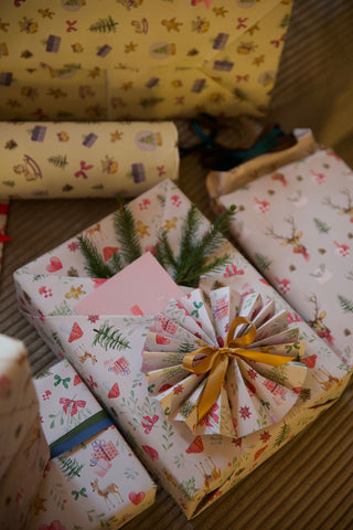 Gavepapir, 5 m, Mistletoe