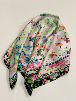 Silketørklæde,Wild Butterflies