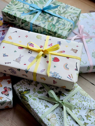 Presentband, 9 mm ribbad, 10 m