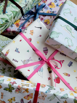 Presentband, 9 mm ribbad, 10 m