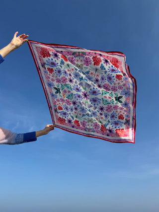 Silketørklæde, Wild Blossom