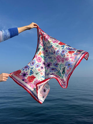 Silketørklæde, Wild Blossom