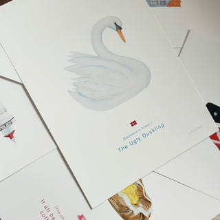 Affisch, dansk, ful ankunge