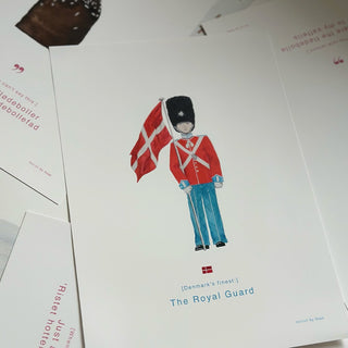 Affisch, dansk, Kungliga Gardet