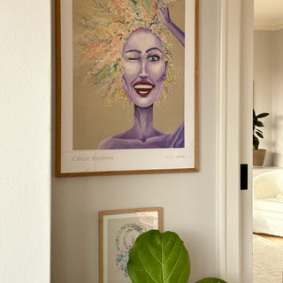 Affisch, känslor, kaviarregnbåge