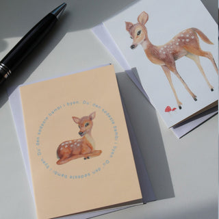 Litet vikt kort, Play, Creme Bambi