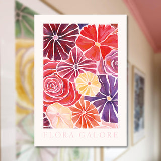 Plakat, Flora Galore, Red