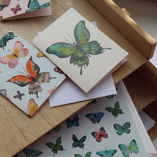 Litet vikt kort, Papillon, Multi Rose