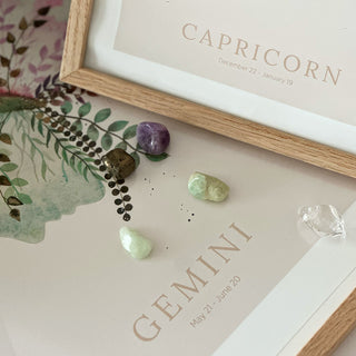 Affisch, stjärntecken, Tvillingarna