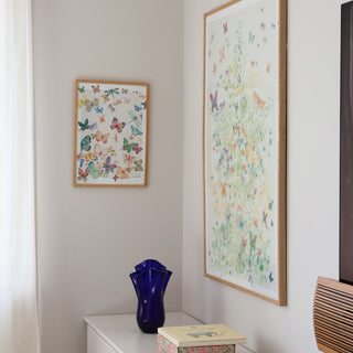 Affisch, Papillon, Grön trädgård