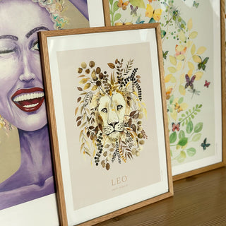 Affisch, Zodiacs, Lejonet / Lejonet