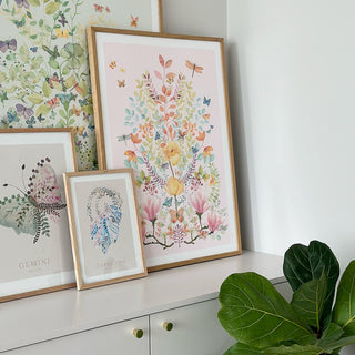 Affisch, stjärntecken, Tvillingarna