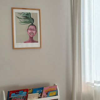 Affisch, känslor, bara le