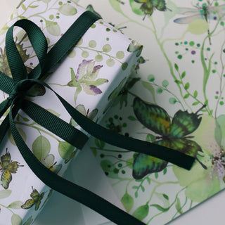 Kort, Papillon, Grön