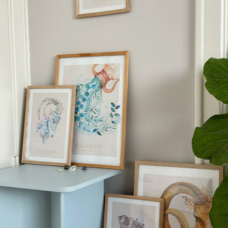 Affisch, Zodiacs, Vattumannen / Vattenbäraren