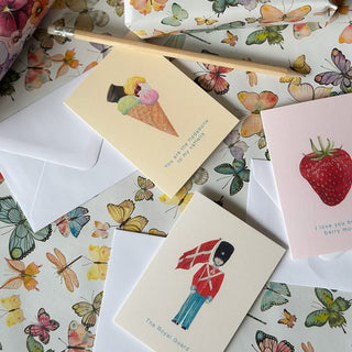 Liten vikt karta, dansk, Kungliga Gardet