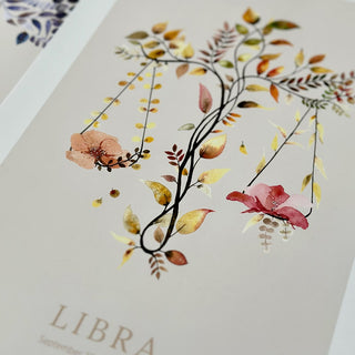 Affisch, stjärntecken, Vågen