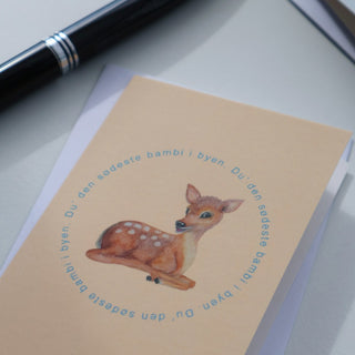 Litet vikt kort, Play, Creme Bambi