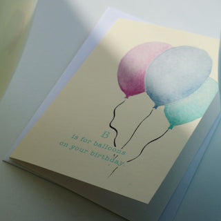 Litet vikt kort, Play, Ballonger