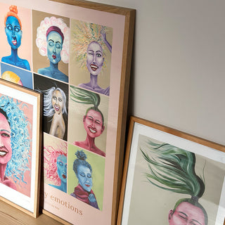 Affisch, känslor, så många känslor