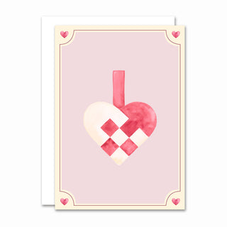 Lille foldet kort, Julehjerte