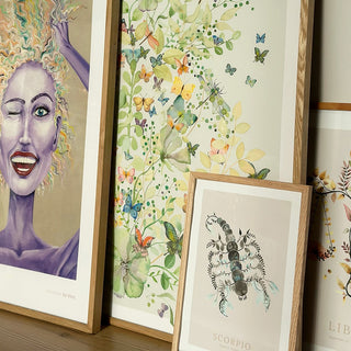 Affisch, stjärntecken, skorpion