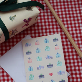 Litet vikt kort, säsonger, presenter