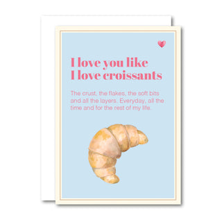 Lille foldet kort, I Love Croissants