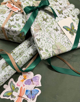 Sampak: Green Butterflies gaveindpakning