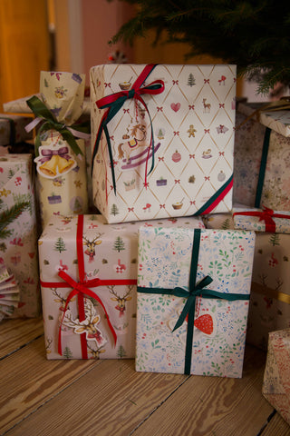Gavepapir, 5 m, Danish Christmas