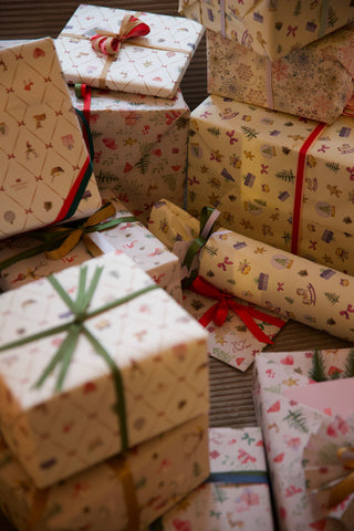 Presentpapper, 5 m, Cookie