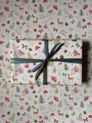 Gavepapir, 5 m, Mistletoe