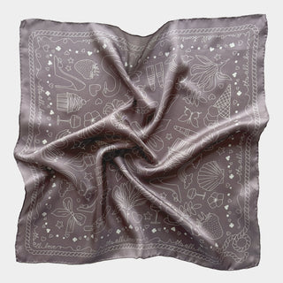 Iconic Stone, Small Silk Scarf
