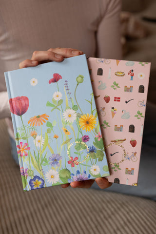 Notesbøger, 2-pak, Danish x Wild Flowers