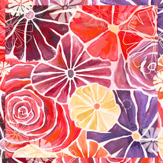 Bomuldstørklæde, Red Flora Galore