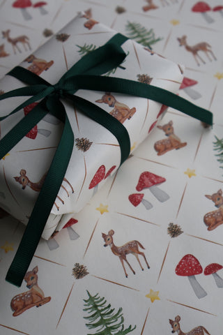 Presentpapper, 5 m, Bambi