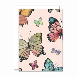 Litet vikt kort, Papillon, Multi Rose